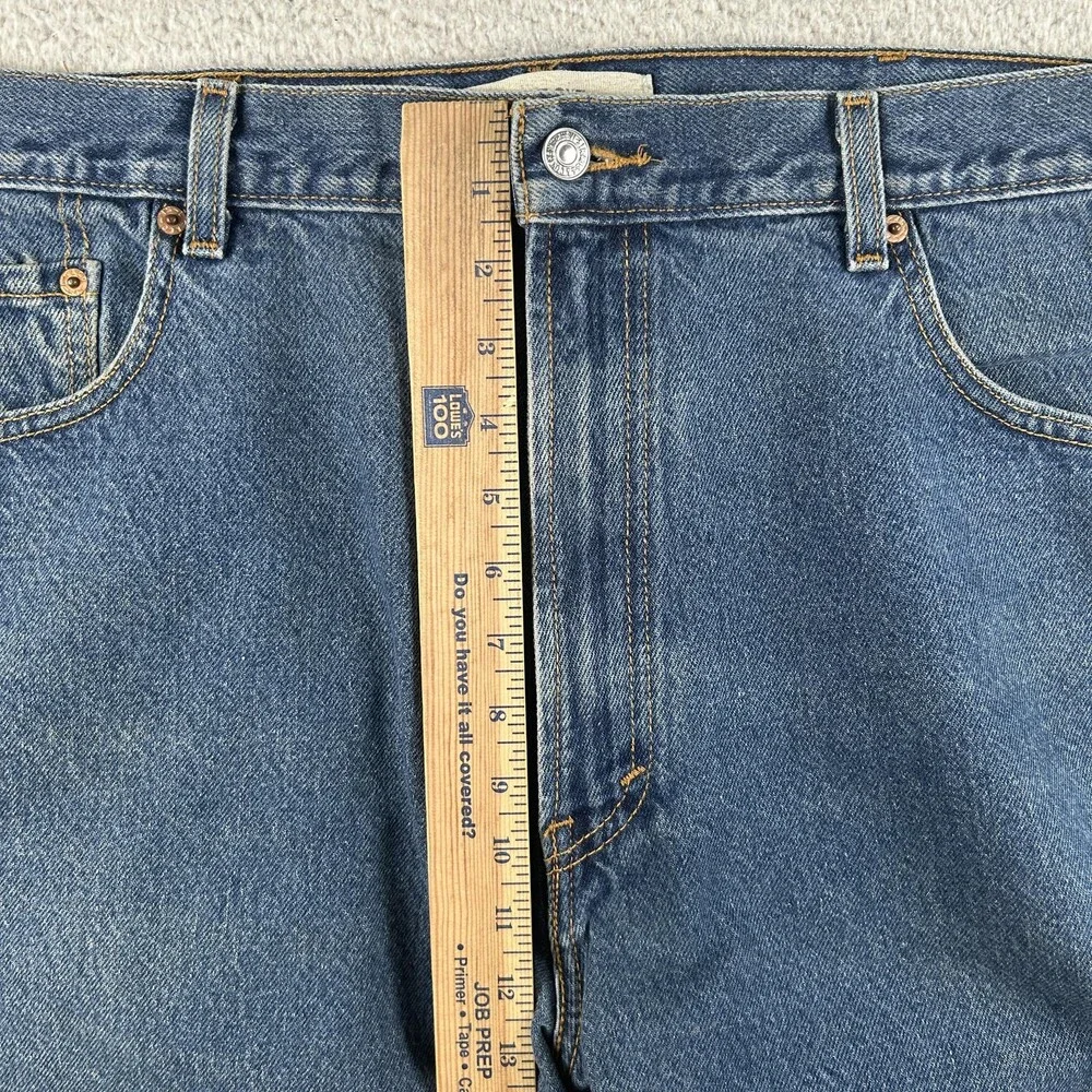 Levis 517 Jeans Mens 40x27 Medium Wash Denim Slim Bootcut Zip Fly Classic Hemmed